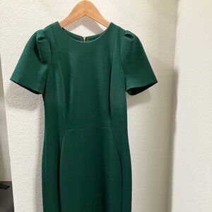Calvin Klein Dress Emerald Green, Size 4